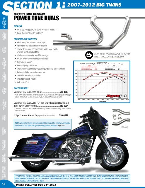 SECTION 1: 2007-2012 BIG TWINS - S&S Cycle