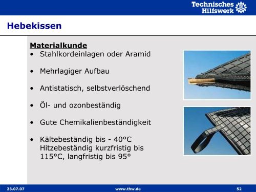 Basisausbildung I Lernabschnitt 7.0 - Bewegen von Lasten