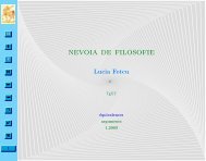 Nevoia de filosofie (1993-2003) - Equivalences.org