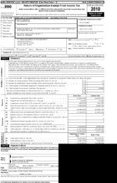 Return of Or anization Exem t From Income Tax g p - Foundation ...