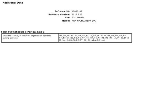 Return of Or anization Exem t From Income Tax g p - Foundation ...