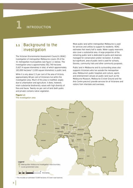 Metropolitan Melbourne Investigation Discussion Paper - Victorian ...