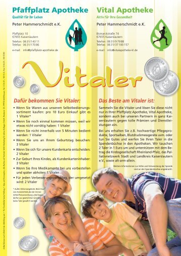 Das Beste am Vitaler ist - Pfaffplatz-Apotheke.de