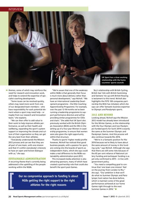 Sports Management Issue 1 2012 - Leisure Opportunities