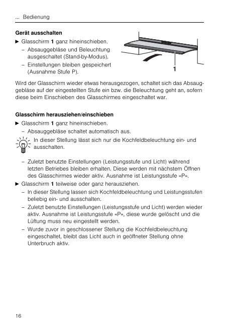 Dunstabzug DF-SLG5 / DF-SLG6 DF-SLG8 / DF-SLG9 ... - V-ZUG Ltd