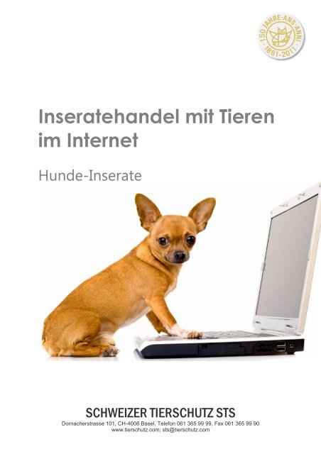 Inseratehandel mit Tieren im Internet - Schweizer Tierschutz STS