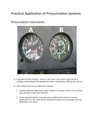 Practical Application of Pressurization Systems - OU Aviation