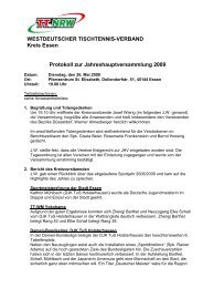 Protokoll zur Jahreshauptversammlung 2009 ... - Siegelonline.de