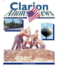 Clarion Alumni 11/01 - Clarion University