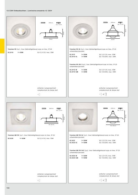 Wohnraumleuchten | Luminaires d'intérieur