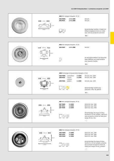 Wohnraumleuchten | Luminaires d'intérieur