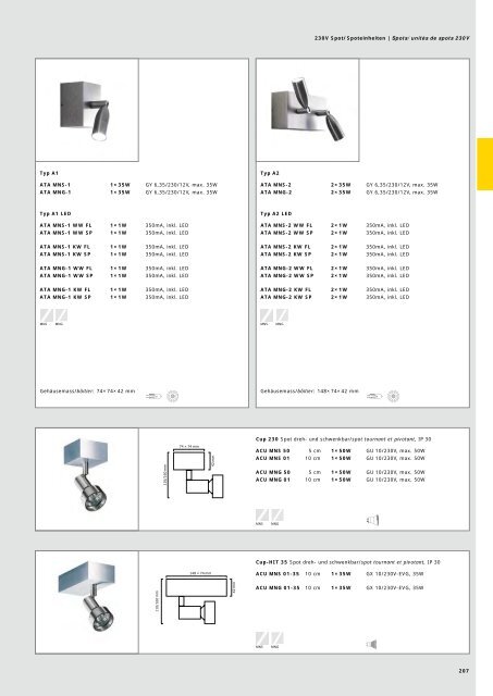 Wohnraumleuchten | Luminaires d'intérieur