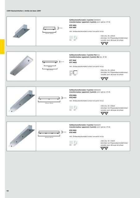 Wohnraumleuchten | Luminaires d'intérieur