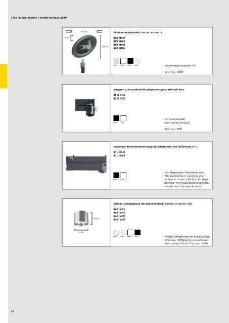 Wohnraumleuchten | Luminaires d'intérieur