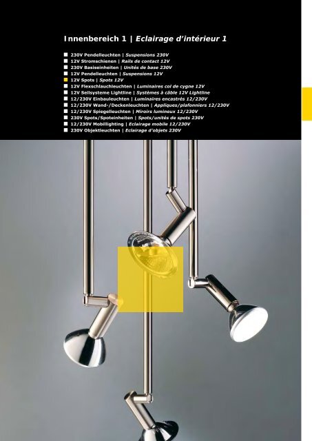 Wohnraumleuchten | Luminaires d'intérieur