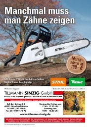 Manchmal muss man Zähne zeigen - Tillmann-Sinzig GmbH