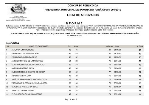 Concurso IGP RS 2017/2018: sai convocação dos 106 candidatos aprovados -  Notícias Concursos