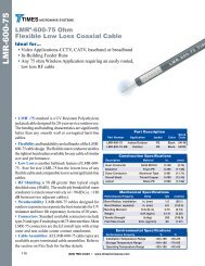 LMR-600-75 - Times Microwave Systems