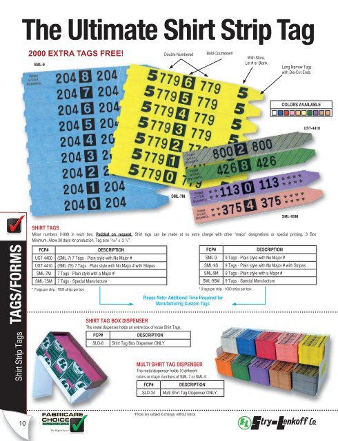 2012 Summer FCP Catalog - FabriClean Supply