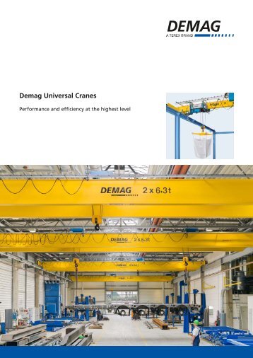 Demag Universal Cranes - Poduri rulante