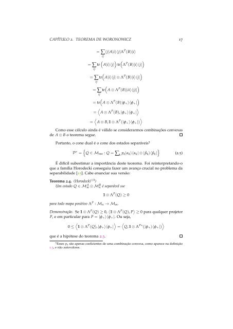 Monografia: Fundamentos MatemÃ¡ticos da Separabilidade - UFMG