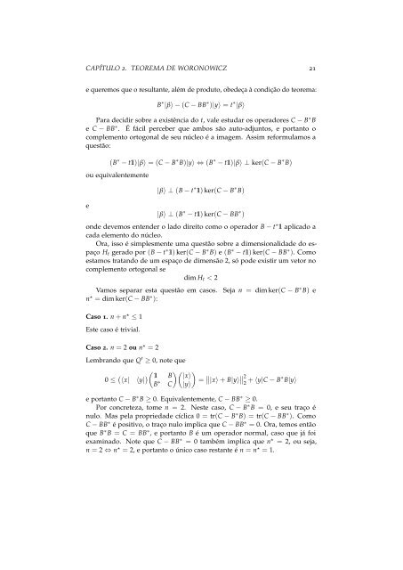 Monografia: Fundamentos MatemÃ¡ticos da Separabilidade - UFMG