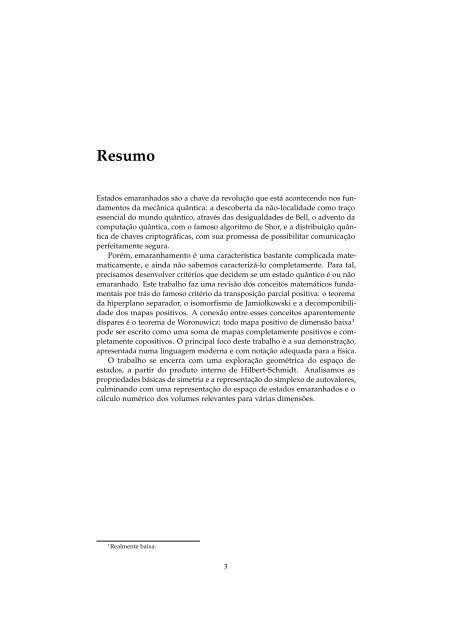 Monografia: Fundamentos MatemÃ¡ticos da Separabilidade - UFMG