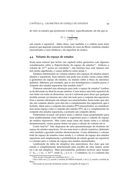 Monografia: Fundamentos MatemÃ¡ticos da Separabilidade - UFMG