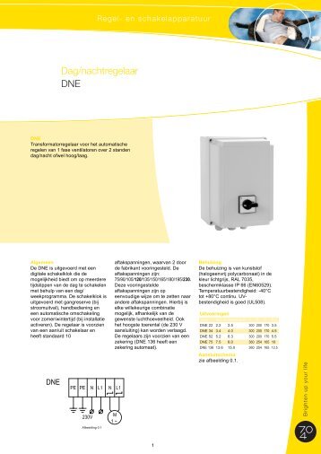 Dag/nachtregelaar DNE - J.E. StorkAir