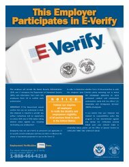 E-Verify Participation Poster English Version