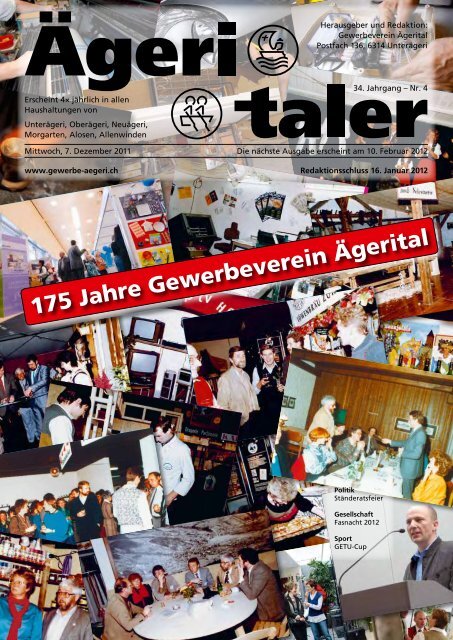 175 Jahre Gewerbeverein Ägerital - Fromyprint