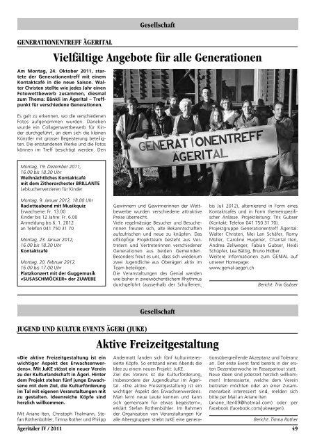 175 Jahre Gewerbeverein Ägerital - Fromyprint