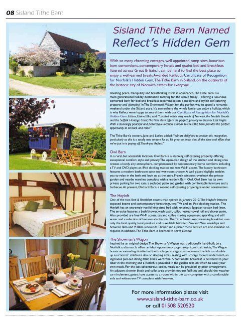 Sisland Tithe Barn - Reflect Magazine