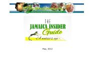 Table Of Contents - My Island Jamaica