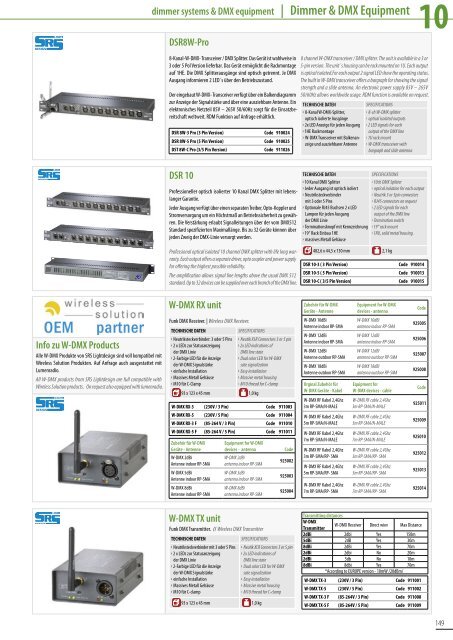 Dimmer & DMX Equipment - LTH GmbH