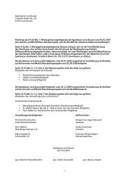 Nachtrag zum Basisprospekt vom 02.09.2009 - Sparkasse Leverkusen