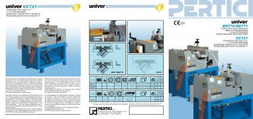 univer univerVC721 - Pertici S.p.A.