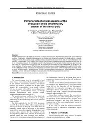 Immunohistochemical aspects of the evaluation of the ... - Rjme.ro