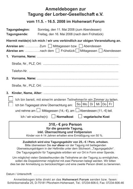 GL 2/2008 - der Lorber-Gesellschaft eV