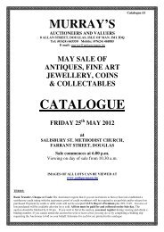 Antiques & Collectables - 25th May 2012 - AntiqueMann - Murray's Ltd