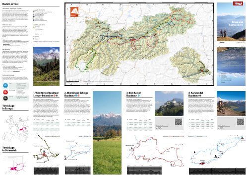 Biken und Radwandern Radeln in Tirol 3. Drei Kaiser Rundtour ...