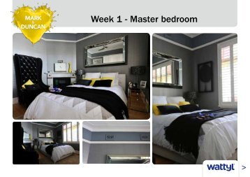 Week 1 - Master bedroom - Wattyl