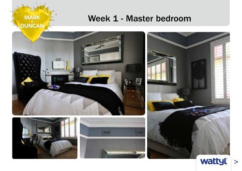 Week 1 - Master bedroom - Wattyl