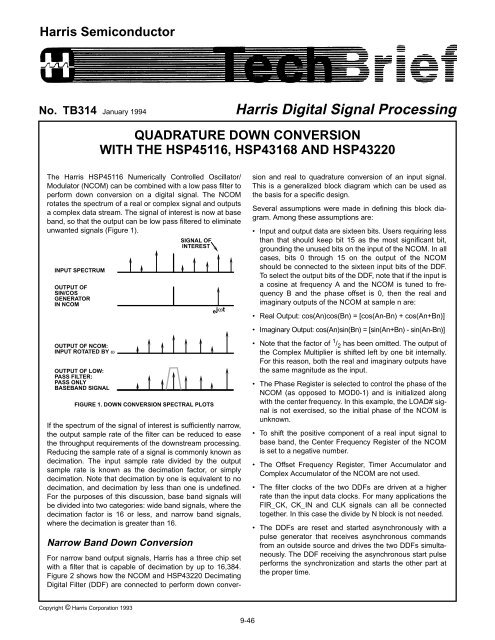 Download "Quadrature Down Conversion . . ."