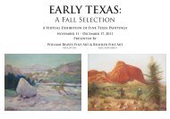 EARLY TEXAS: - William Reaves Fine Art