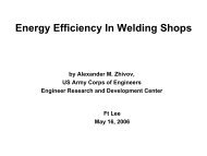 Energy Conservation in Welding Shops