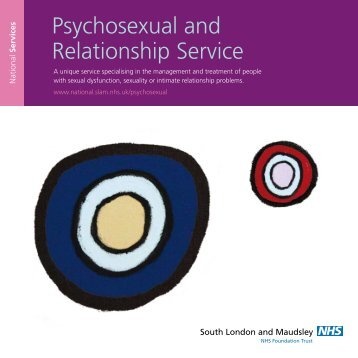 Psychosexual and Relationship Service - SLaM National Services