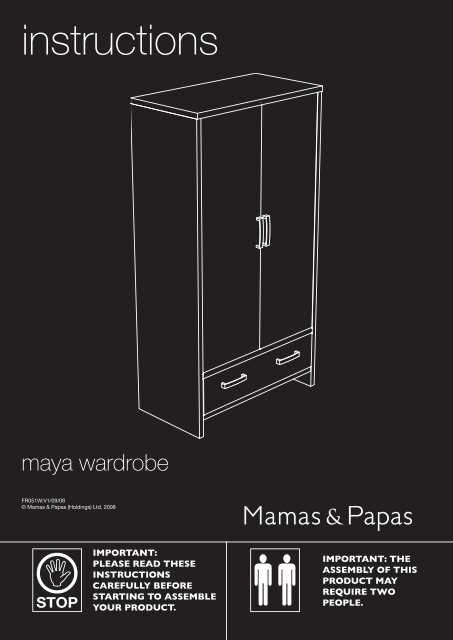 Maya Wardrobe - Mamas & Papas