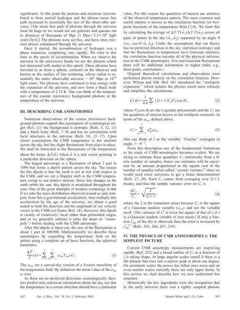 Resource Letter: TACMB-1: The theory of anisotropies in the ... - iucaa