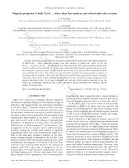 Magnetic properties of bulk Ni c Fe 1-c alloys, their free surfaces ...